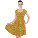 Mocha Morning (2) Cap Sleeve Midi Dress