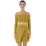 Togo Off Shoulder Top with Skirt Set