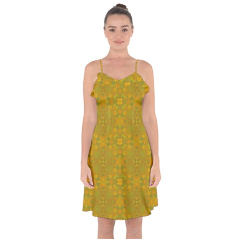 Togo Ruffle Detail Chiffon Dress from ArtsNow.com