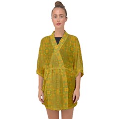 Half Sleeve Chiffon Kimono 