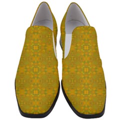 Women Slip On Heel Loafers 