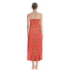 Button Up Chiffon Maxi Dress 