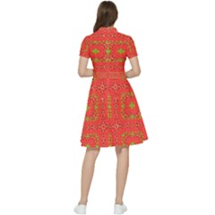 Short Sleeve Waist Detail Dress 