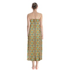 Button Up Chiffon Maxi Dress 