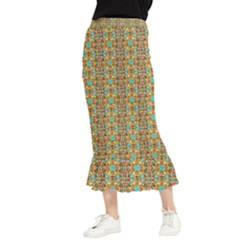 Maxi Fishtail Chiffon Skirt 
