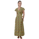 Baydello (2) Flutter Sleeve Maxi Dress