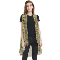 Sleeveless Chiffon Waistcoat Shirt 