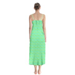Button Up Chiffon Maxi Dress 