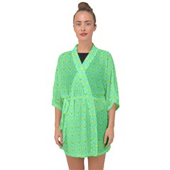 Half Sleeve Chiffon Kimono 