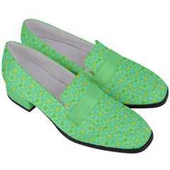 Women s Chunky Heel Loafers 