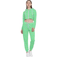 Cropped Zip Up Lounge Set 