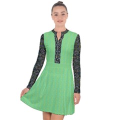 Long Sleeve Panel Dress 