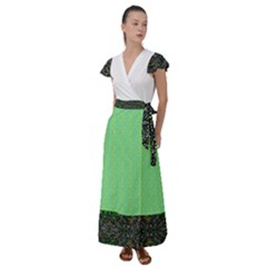 Flutter Sleeve Maxi Dress 