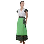 Idunno Flower Girl Flutter Sleeve Maxi Dress