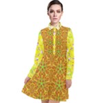 Mandala Top Mocha Morning (3) Long Sleeve Chiffon Shirt Dress