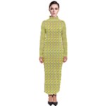 Petals (2) Turtleneck Maxi Dress