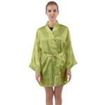 Petals (2) Long Sleeve Satin Kimono