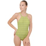 Petals (2) High Neck One Piece Swimsuit