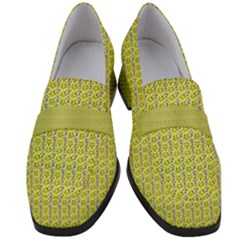 Women s Chunky Heel Loafers 