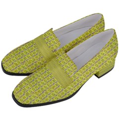 Women s Chunky Heel Loafers 