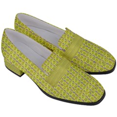Women s Chunky Heel Loafers 