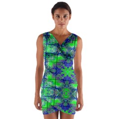Wrap Front Bodycon Dress 