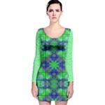 Carnatial Frequencee Long Sleeve Velvet Bodycon Dress