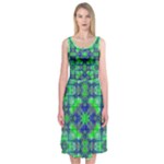Carnatial Frequencee Midi Sleeveless Dress
