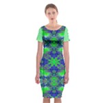 Carnatial Frequencee Classic Short Sleeve Midi Dress