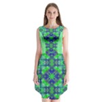 Carnatial Frequencee Sleeveless Chiffon Dress  