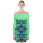 Carnatial Frequencee Long Sleeve Off Shoulder Dress