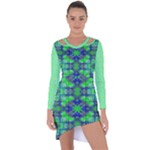 Carnatial Frequencee Asymmetric Cut-Out Shift Dress