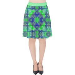 Velvet High Waist Skirt 