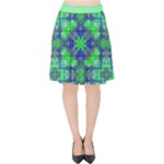 Carnatial Frequencee Velvet High Waist Skirt