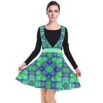 Carnatial Frequencee Plunge Pinafore Dress