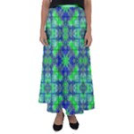 Carnatial Frequencee Flared Maxi Skirt