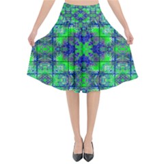 Flared Midi Skirt 