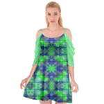 Carnatial Frequencee Cutout Spaghetti Strap Chiffon Dress