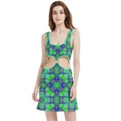Velour Cutout Dress 