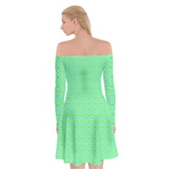 Off Shoulder Skater Dress 