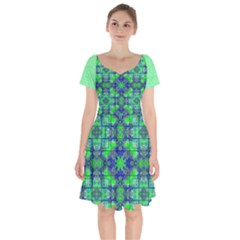 Short Sleeve Bardot Dress 