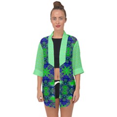 Open Front Chiffon Kimono 
