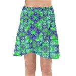 Carnatial Frequencee Wrap Front Skirt