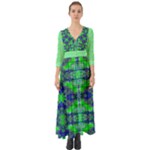 Carnatial Frequencee Button Up Boho Maxi Dress