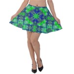 Carnatial Frequencee Velvet Skater Skirt