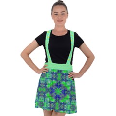 Velvet Suspender Skater Skirt 