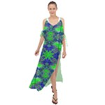 Carnatial Frequencee Maxi Chiffon Cover Up Dress