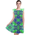 Carnatial Frequencee Tie Up Tunic Dress