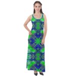 Carnatial Frequencee Sleeveless Velour Maxi Dress