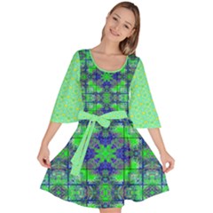 Velour Kimono Dress 
